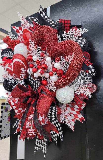 Valentine's Day Wreath