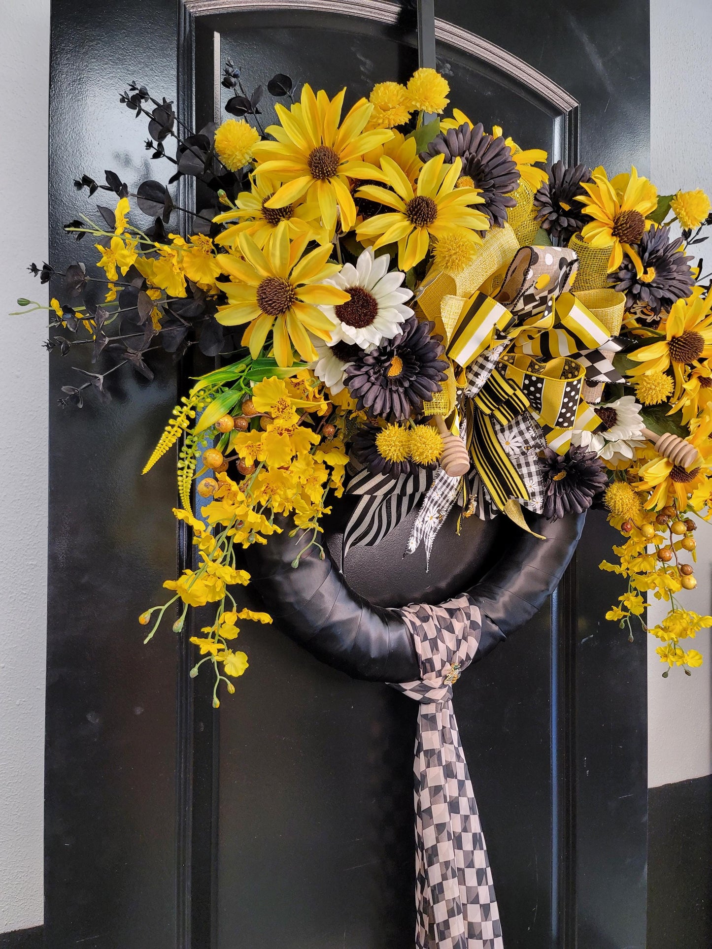 Honey Bee inspired wreath