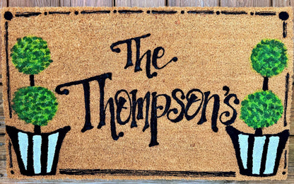 Hand Painted Coir Doormat